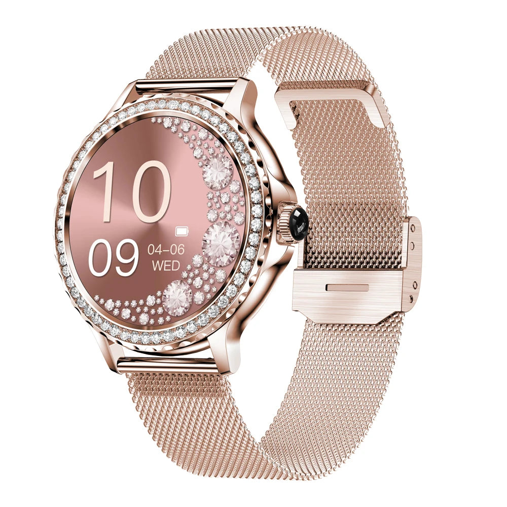NX19 Sport Ladies Smart Watch Women  Fitness Tracker Heart Rate Smartwatch for Android IOS