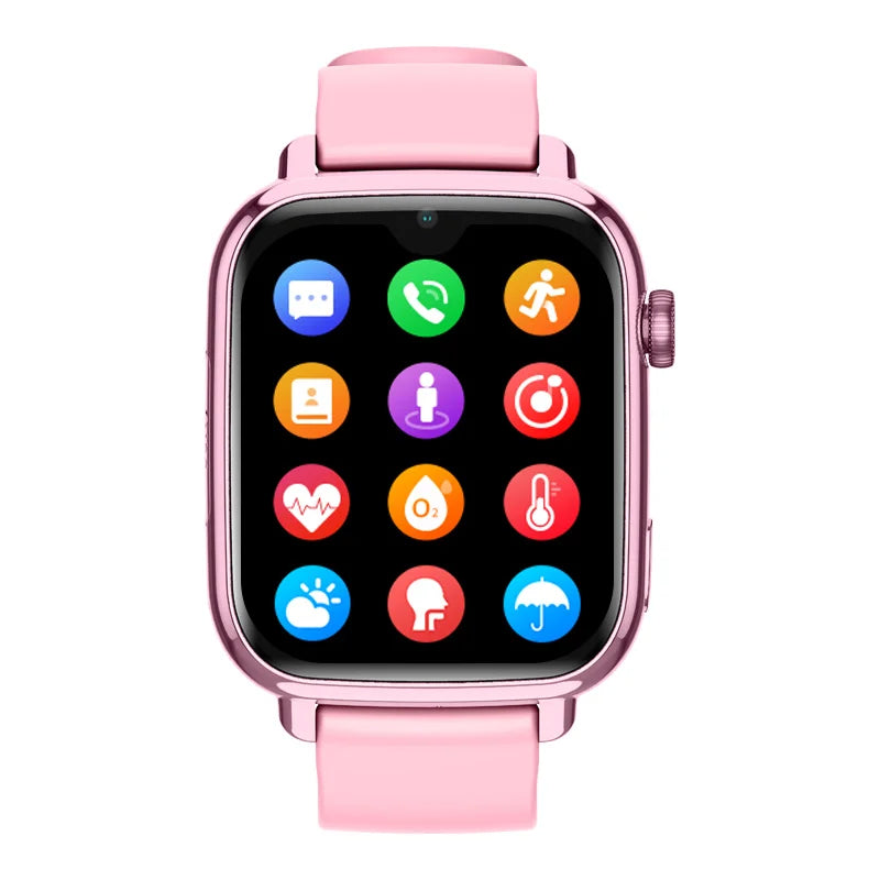 Wonlex KT34 ESIM Android Smartwatch Heart Rate Fitness GPS Tracker WIFI SOS Video Call 4G Kids Smart Watch