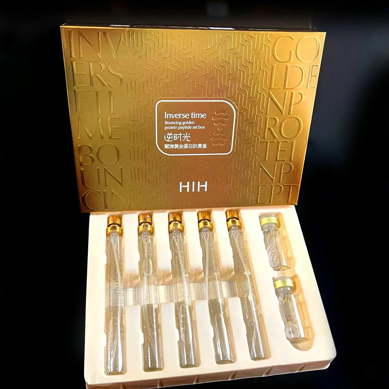 Face Lift d Silk Fbroin Line Carving Absorbable Radar Thread No Needle Collagen Facial Lift Hyaluronic Tightening Care