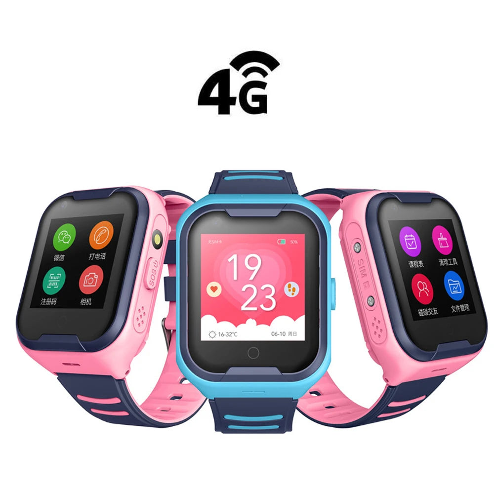 Kids Smart Watch 4G Wifi GPS Tracker Smartwatch Kids 4g Watch Phone Video Call Waterproof Smart Watch for Child Clock PK Q50 Q90
