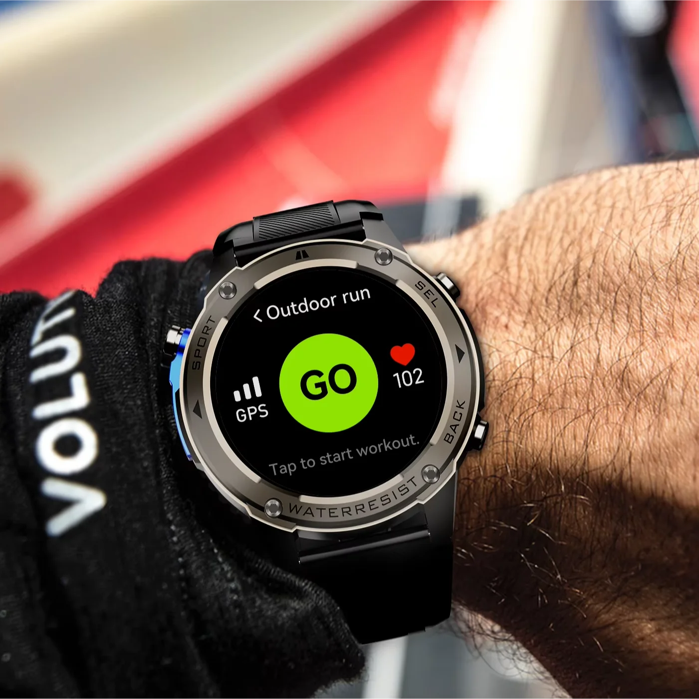 Smartwatch Con Android Offline GPS 5ATM Smart Watch Man Motion Trajectoring Recording Pedometer Steps Distance Calories