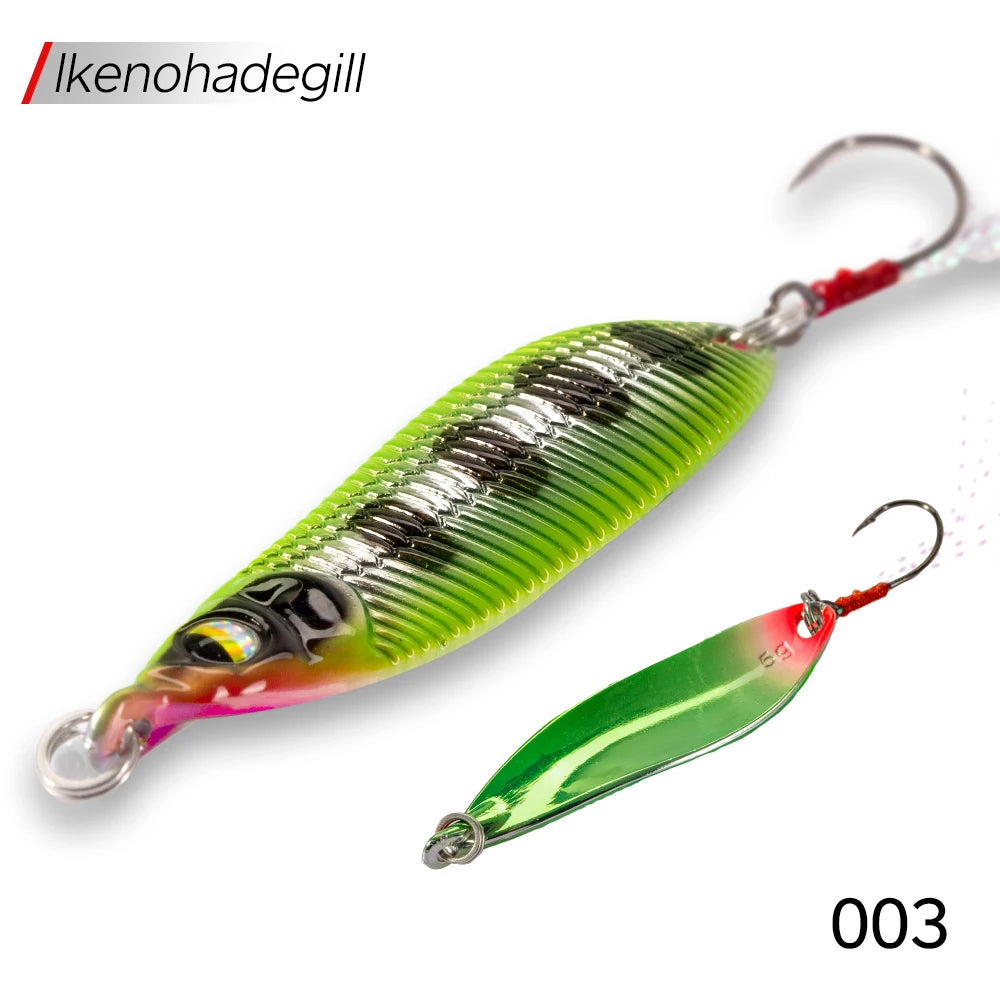 Hunthouse 2.1/3.4/4.9g Sinking Spoon Fishing Lure Trout Lure Small Metal Bait Rolling Spoons For Fishing Bass Trout Fish Tackle