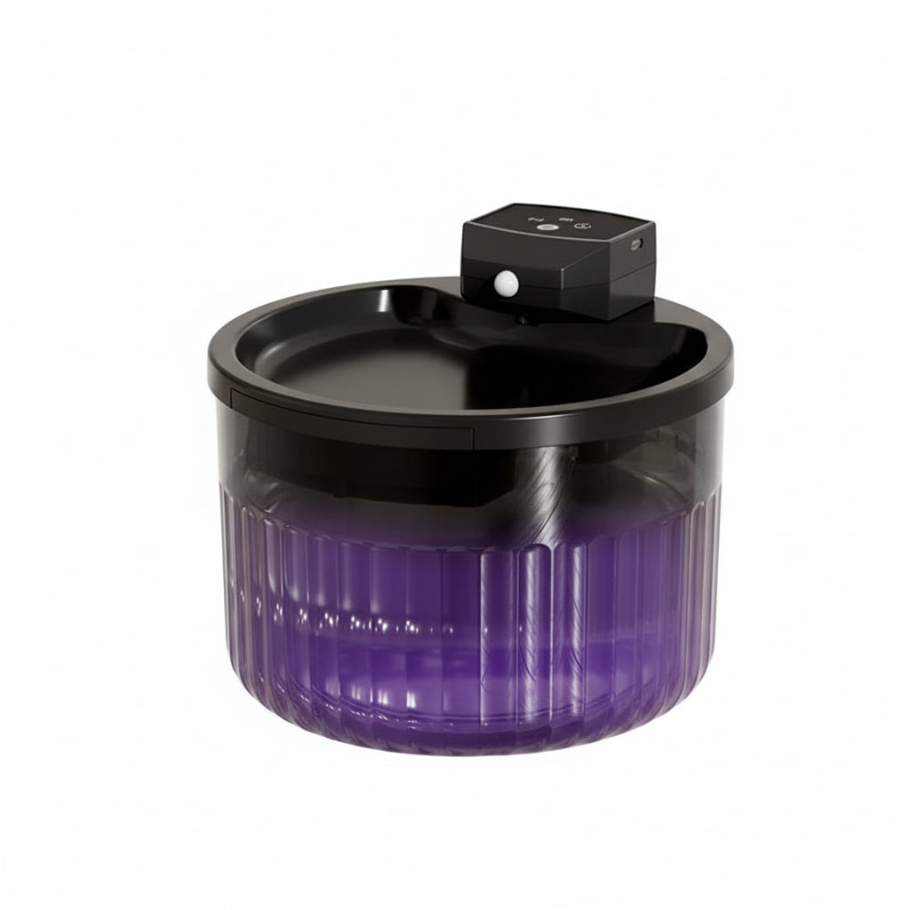 3L Large Capacity | Stainless Steel | Circulating Filter | Ultra-Quiet Sensor Water Drinker | Suitable for Cats and Dogs
