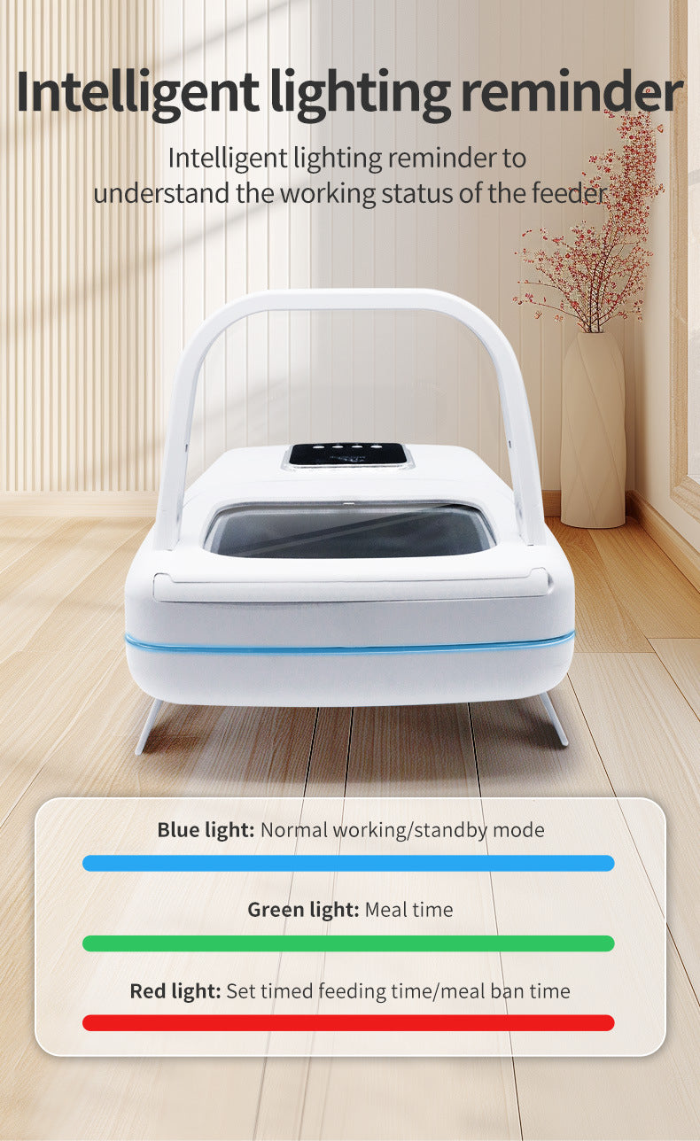 Smart Chip-Sensing Auto Pet Feeder – WiFi, Timed & Anti-Theft | Cats & Dogs