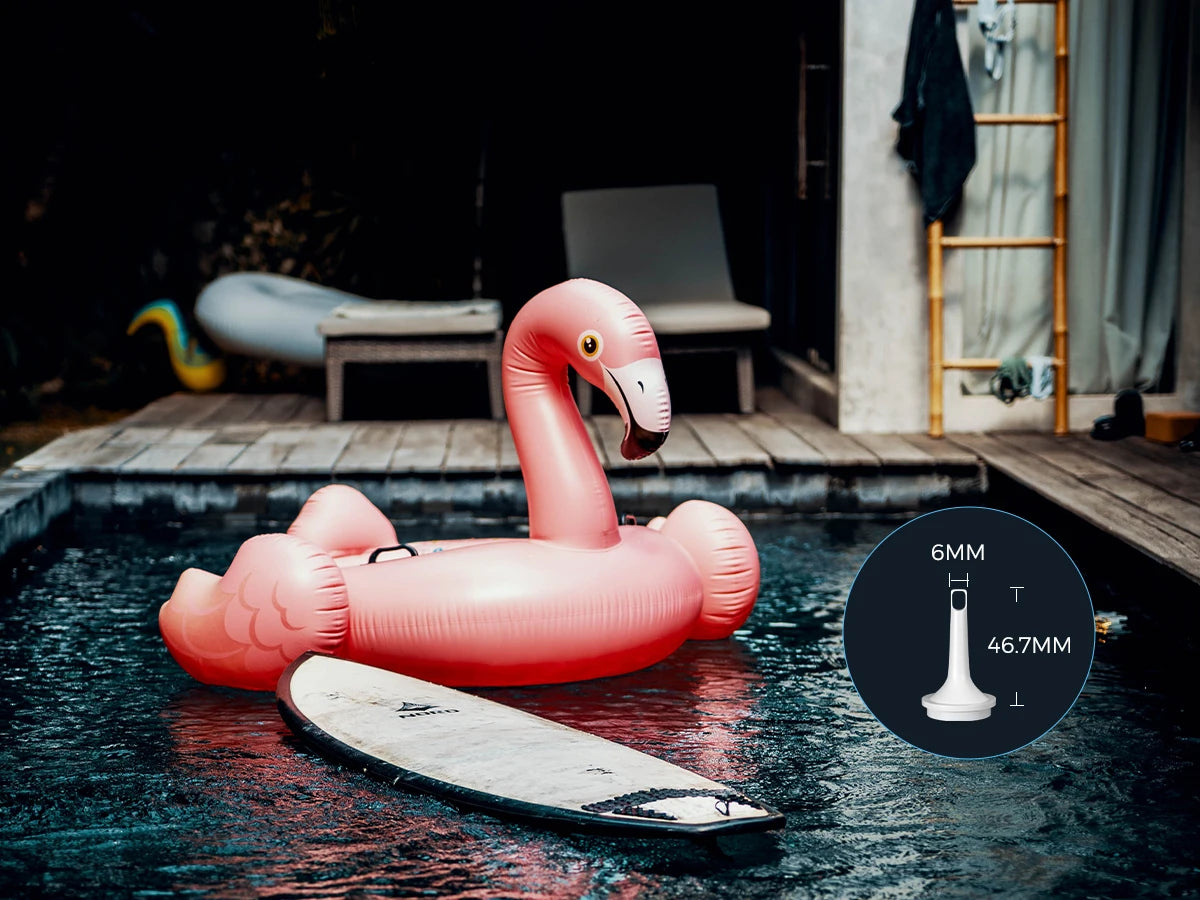 Portable Air Pump Electric Inflator with Camping Light and Emergency Power Supply for Outdoors