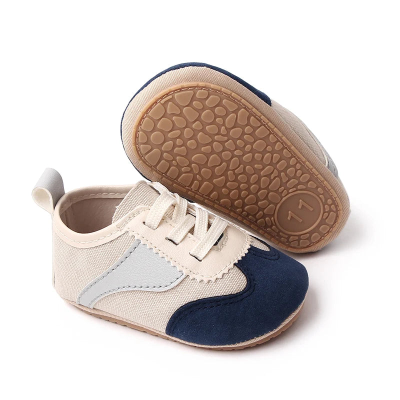 Baby Step Front Shoes Soft-bottom Anti-slip Shoes for Newborns Aged 0-12 Months Classic Children's Canvas Shoes BC2292