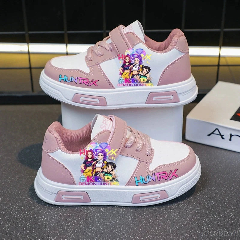 Kpop Demon Hunter Children's Sneakers Kids Fashion Non-slip Casual Shoes Boys Girls Breathable Sneakers Toddlers Outdoor Shoes