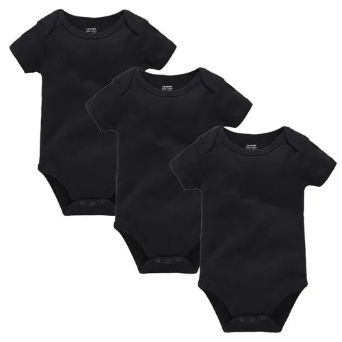 Set of Kavkas 3 or 5 white cotton baby bodysuits for boys and girls, short sleeve, suitable for ages 0-24 months, by I YAN.