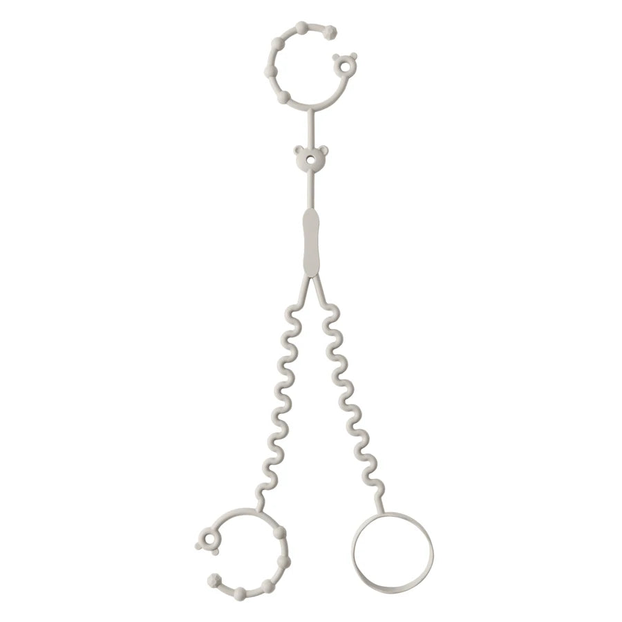 New 1PC Baby Pacifier Chain With 2 Clips Infant Bottle Chain Adjustable Silicone Pacifier Chain Teether Toy Stroller Accessories