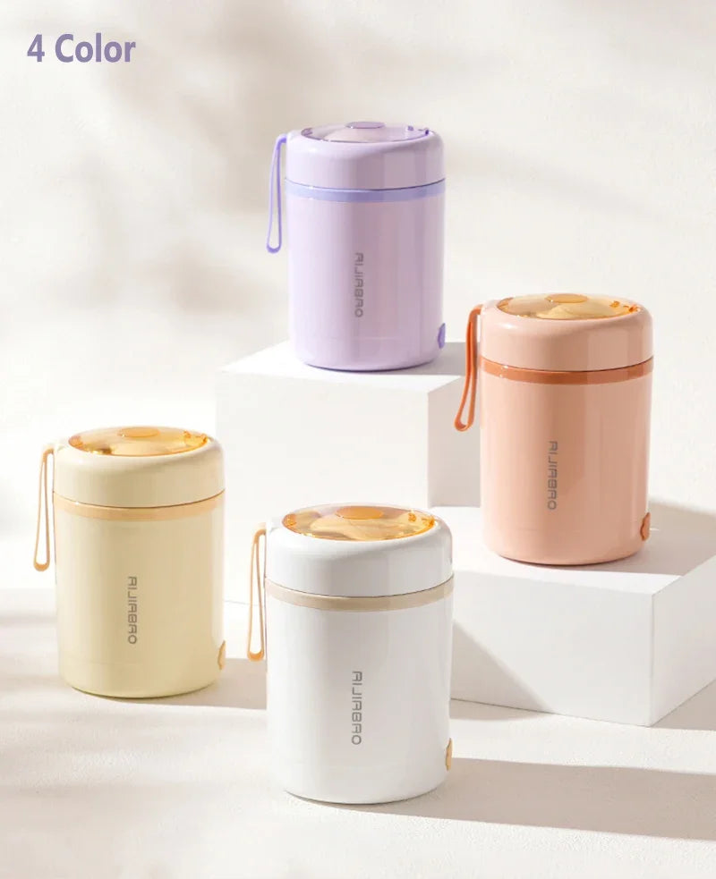 600ML Portable USB Electric Heating Lunch Box Stainless Steel Food Warmer for Picnic Milk Drink 5V 12V 24V Food Heater