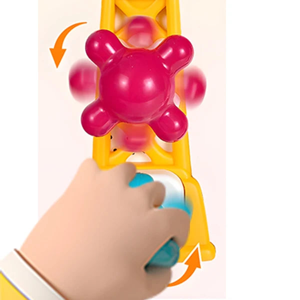 I YAN Montessori busy board for toddlers, featuring sensory toys, music, LED lights, suitable for 2+ year old boys and girls.