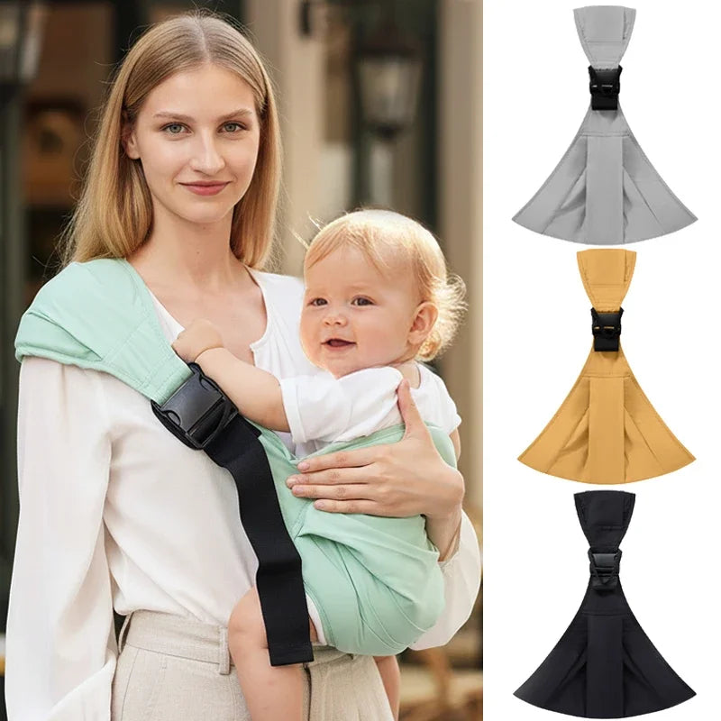 Baby Carrier Soft Wrap Four Seasons Universal – Adjustable Waist Stool Sling for Newborns & Toddlers - I YAN