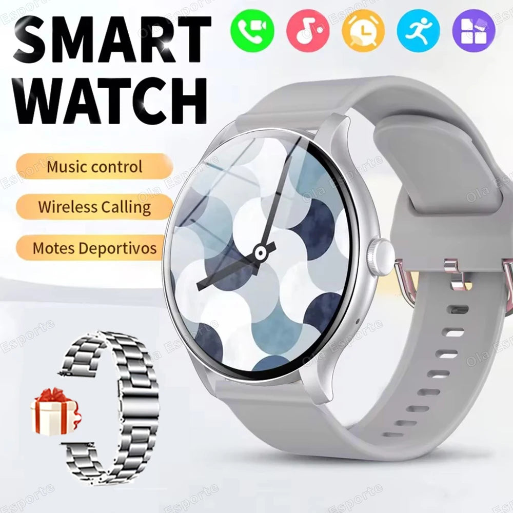 New 2025 Smart Watch Heart Rate Sleep Health Monitor Bluetooth Call Smartwatch Women Sports GPS Track Tracking For Android IOS