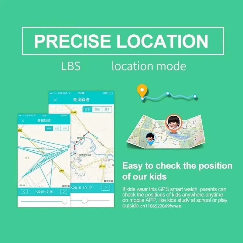 Kids Smart Watch 5G Multifunctional Waterproof IP57 SOS GPS Camera Call Sim Card Child Gifts Sport Watches Tracker 2026