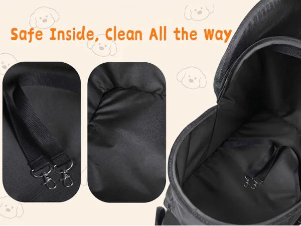 Lightweight I YAN pet stroller for small dogs and cats, foldable, 4-wheel design with storage basket for portable travel.