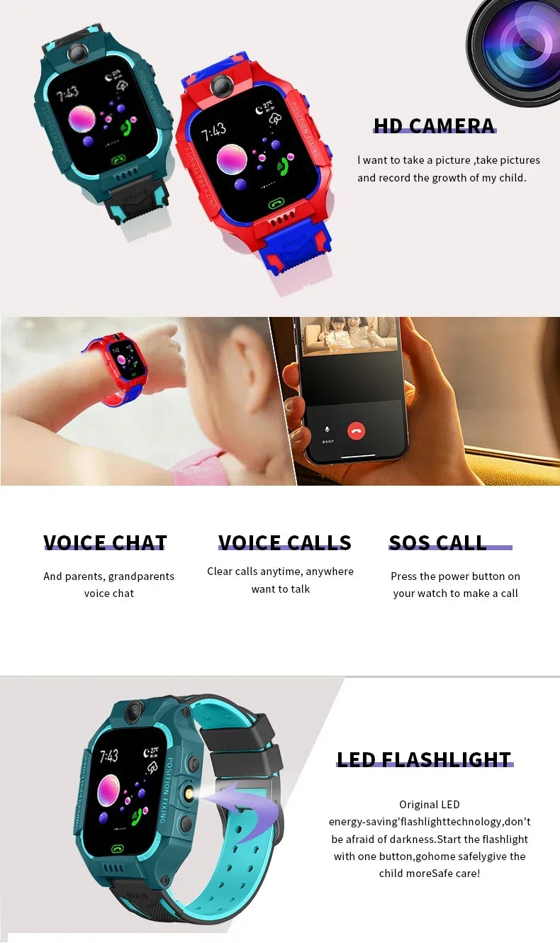 VIVO 4G Kids Smart Watch Mini Kids Phone with Call SOS Camera 3 in 1 Cartoon Watch Girl Boy Birthday Christmas Gift 2026New