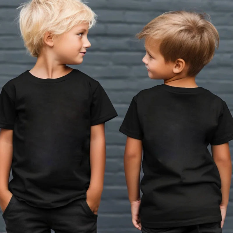 Kawaii K-POP Demon Hunters Kids T-shirt Girl Boy Clothes Children Clothing Fashion Tops Cotton Sweet Gift Short Sleeve Costumes