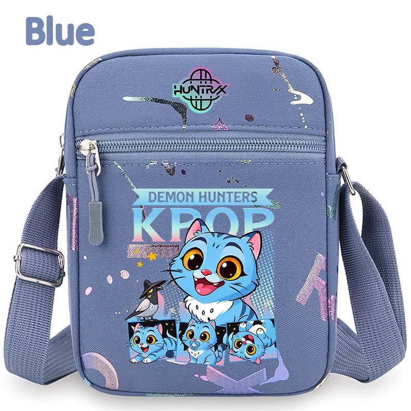 New⭐️KPOP Demon Hunters Crossbody Phone Bag Single Shoulder Pouch Coin Wallet Purse Warriors Handbag Fans Gril Gifts