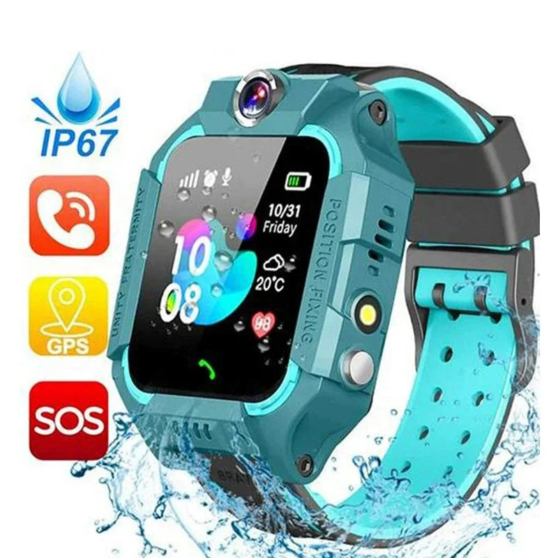 Q19 Children Kids Smart Watch SOS Phone Call Location Tracker Anti-Lost Camera Voice Function Touch Screen Waterproof Student