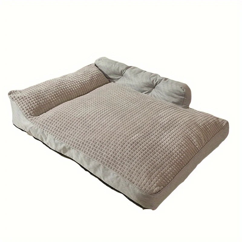 Soft I YAN small pet bed for cats and dogs, winter warm, non-slip kennel cushion, washable and cozy sleeping spot.