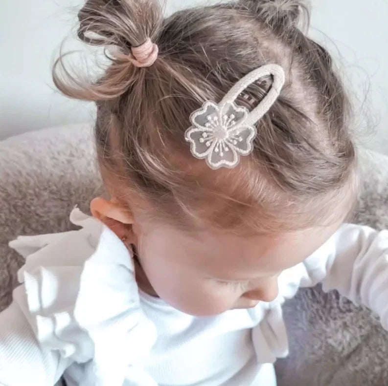 2025 Cute Flower Hairpins Set Children Baby Girls Kids Hair Clips Pin Barrettes Accessories Hairclip Headwear Headdress Ornament