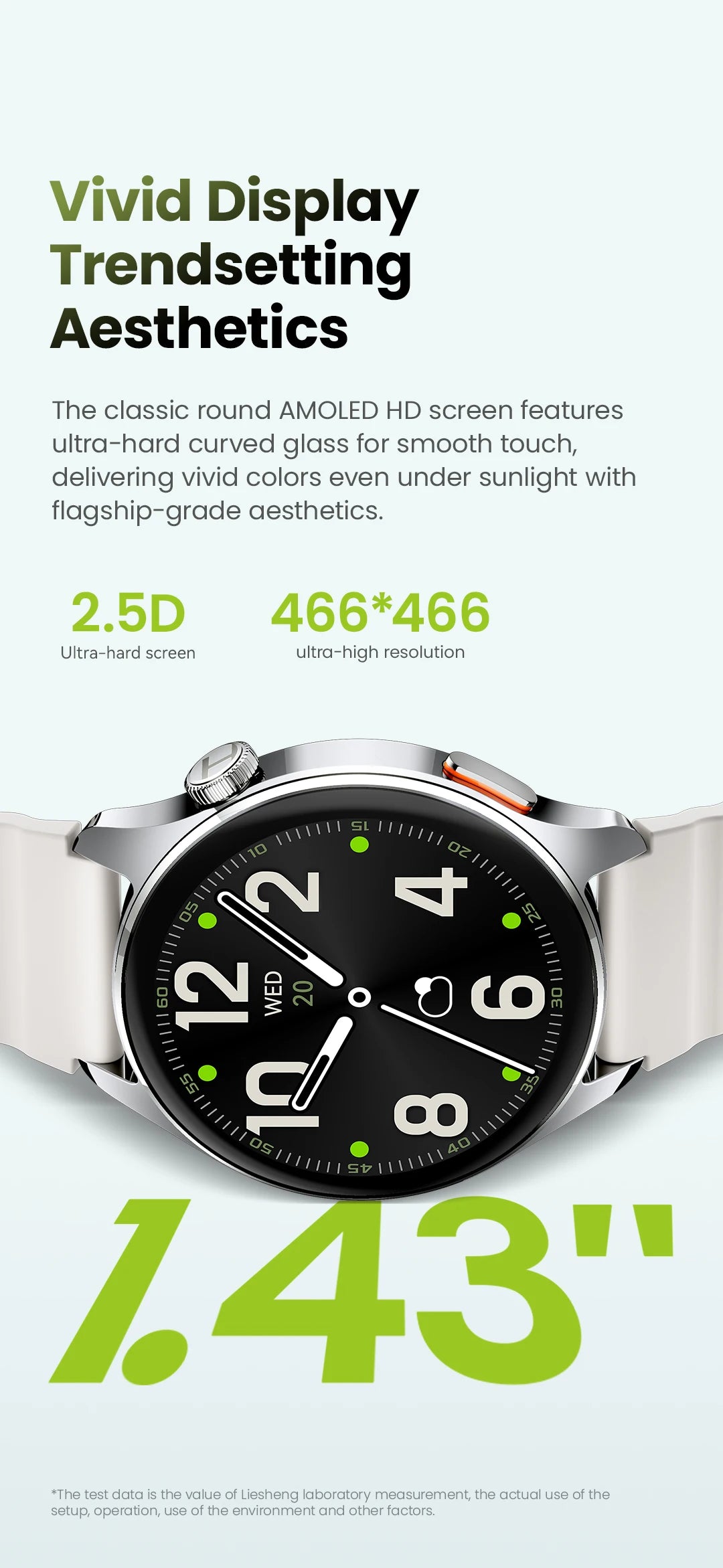 Watch 4S GPS Smartwatch 1.43” HD AMOLED Display 5 Satellite GPS Positioning 120+ Workout Modes Sport Fitness Smart Watch