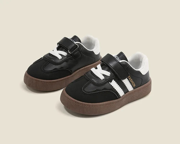 Children's Skate Shoes Girls White Sneakers 2024 Spring New Fashion Boys Canvas Shoes Kids Sports Shoes Unisex Casual Sneakers