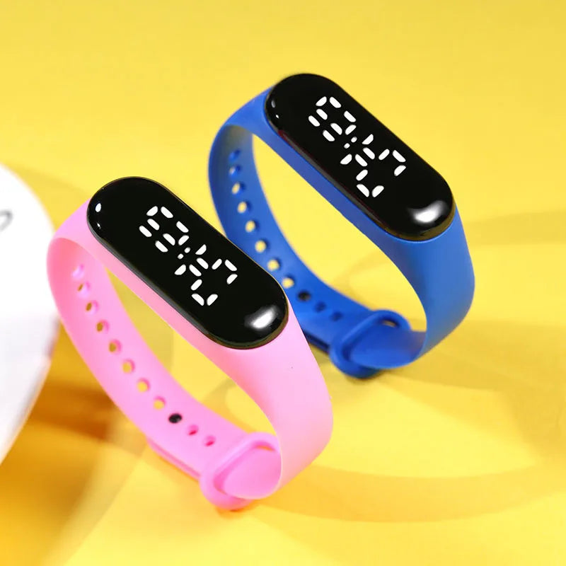 Fashion Digital Children's Watch Touch LED – Waterproof Sport Wristband Bracelet for Girls & Boys - I YAN