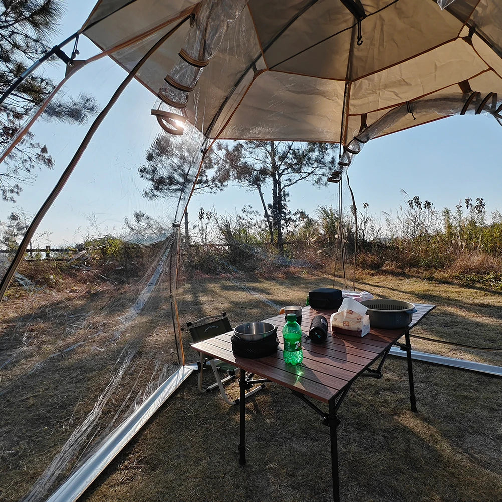Transparent Bubble Tent Camping Picnic Hemi Crystal Tent Outdoor Hemispherical Family Starry Sky Winter Greenhouse Dome Tent