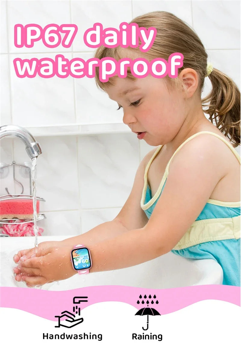 Kids Smartwatch Teenage Pedometer Sports Children Smartwatch – Wireless Calling Student Gift for Boys & Girls - I YAN