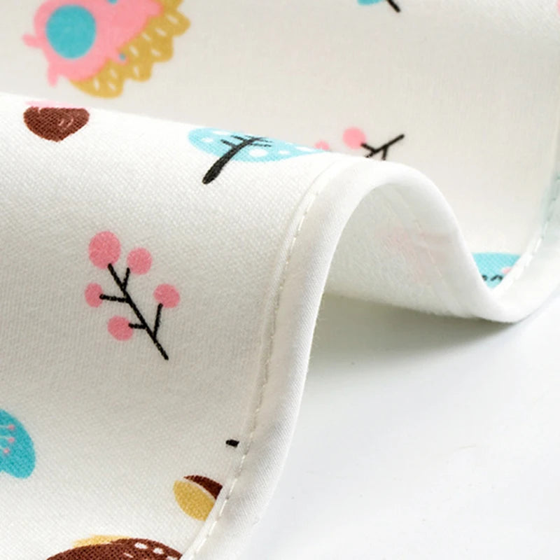 Waterproof baby changing pad cover from I YAN, reusable bed pad with soft fabric, ideal for diaper changes and travel mattress protection.
