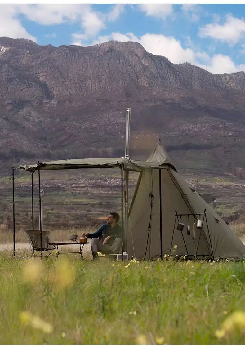 Naturehike Pasture Fire Octagonal Pyramid Tent Outdoor Camping Overnight Equipment