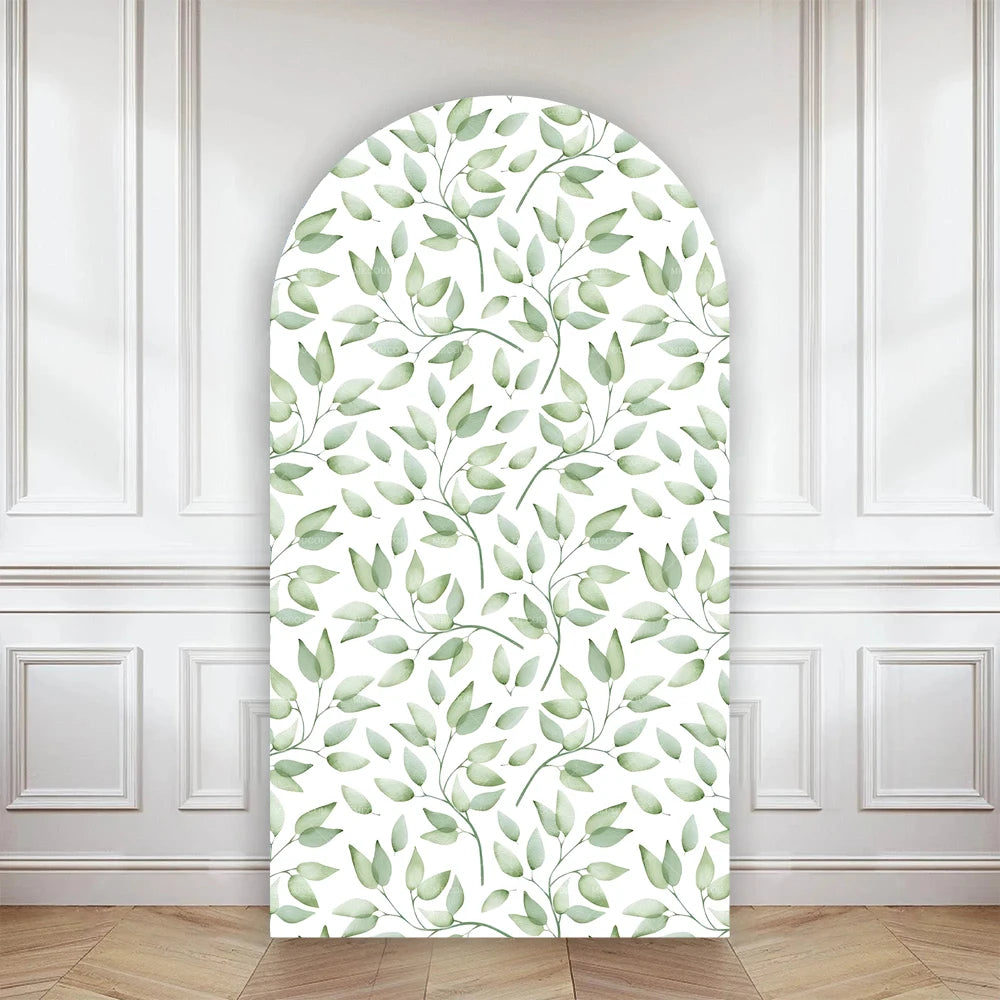 Cartoon big white goose bow arch background customizable baby one-year-old babyshower decorativebackground double-sided printing