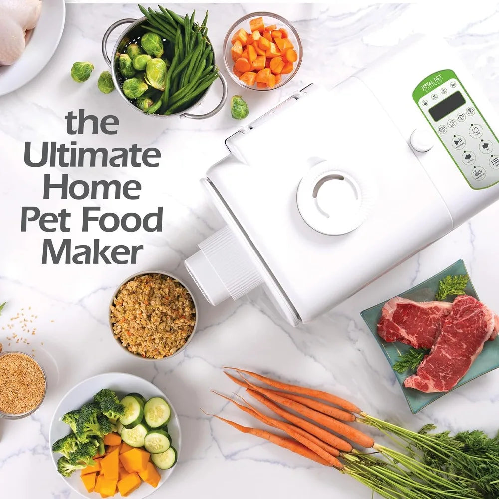I YAN automatic pet food maker and cooker with 4.5-quart capacity, multiple cooking programs, designed for human-grade ingredients.
