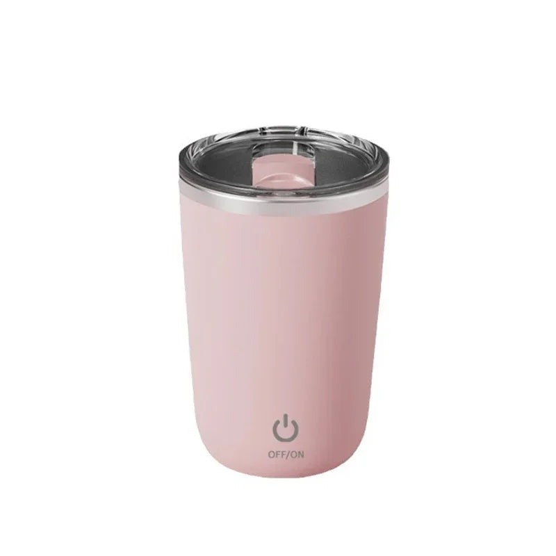 Automatic Coffee Stirring Mug Rechargeable Milk Mixing Cup Electric Stainless Steel Lazy Rotating Mug Magnetic Stirring Cup
