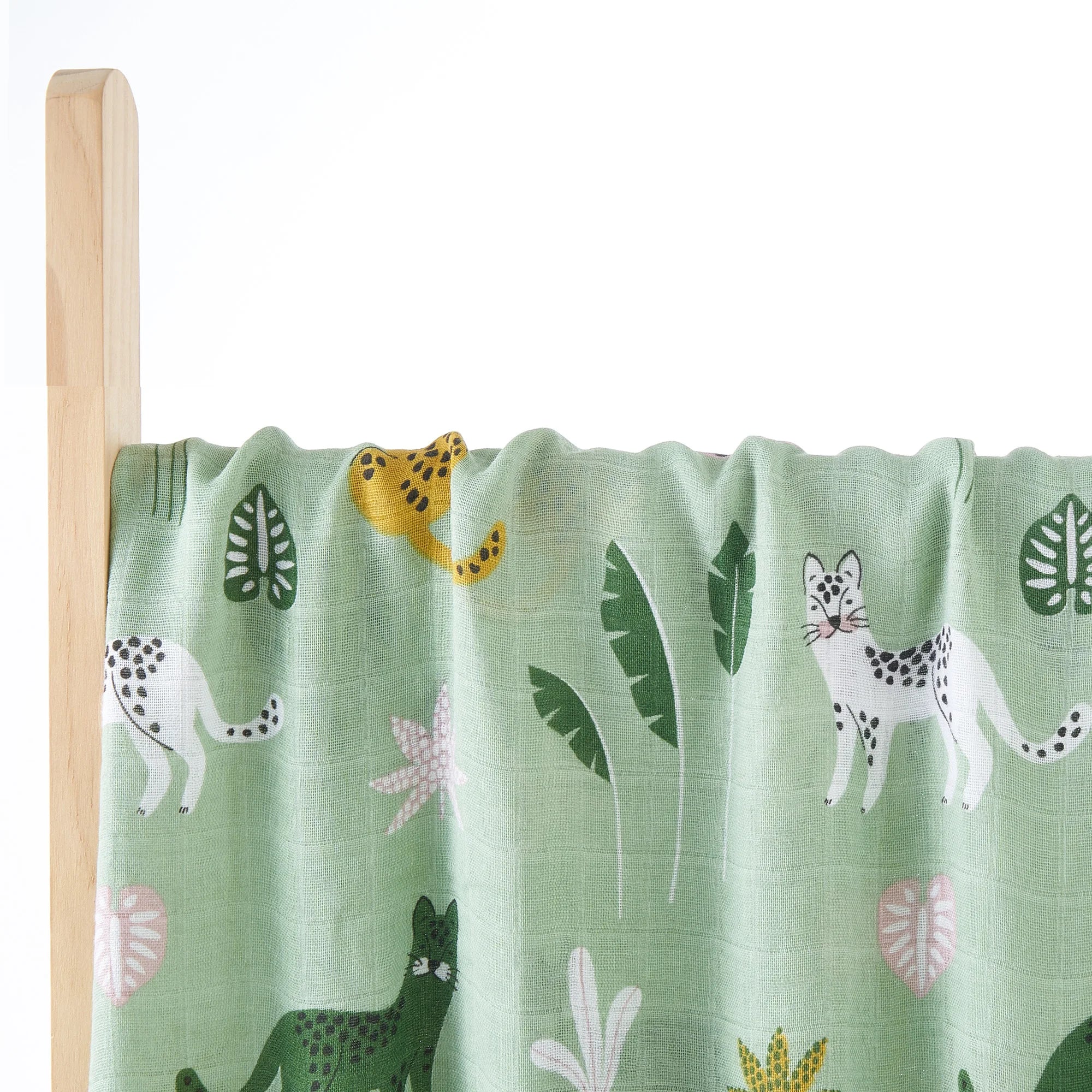 Elinfant Baby Muslin Swaddle Blanket 120x110cm Bamboo Cotton – SGS/CPSIA Certified Soft Print Wrap for Newborns - I YAN