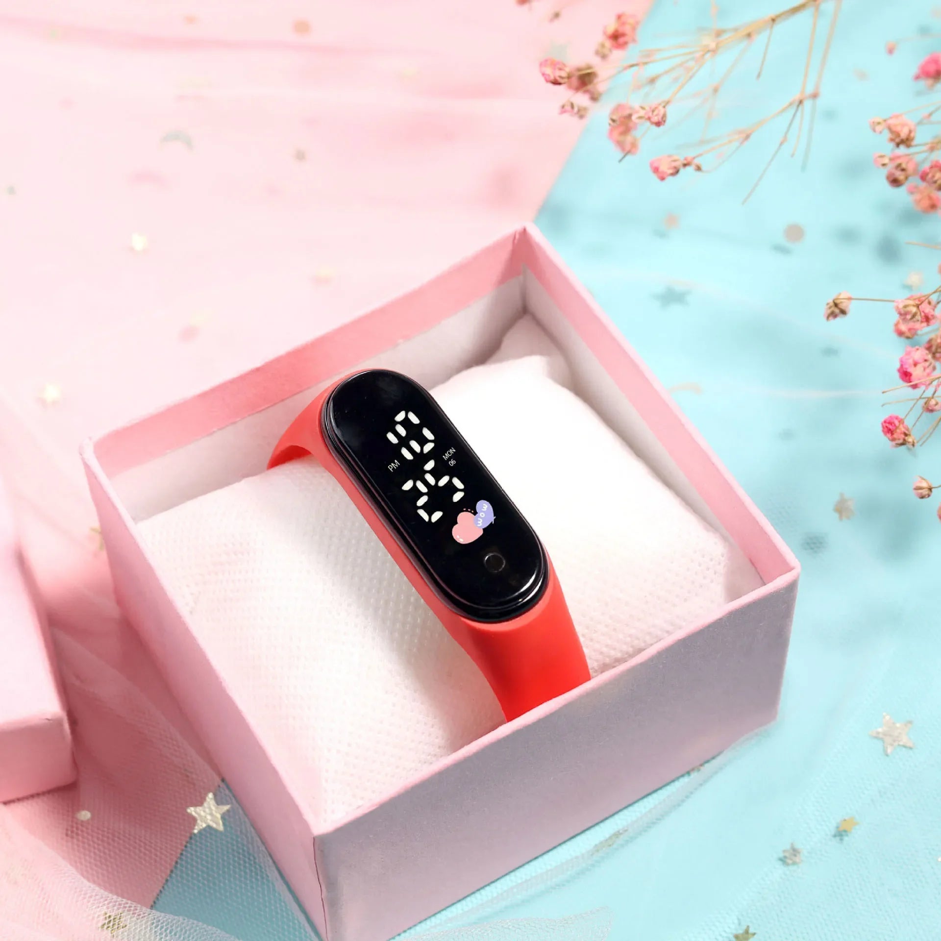 Kids LED Digital Watch – Cartoon Bracelet Wristwatch Birthday Gift for Boys & Girls | 12 Colors - I YAN