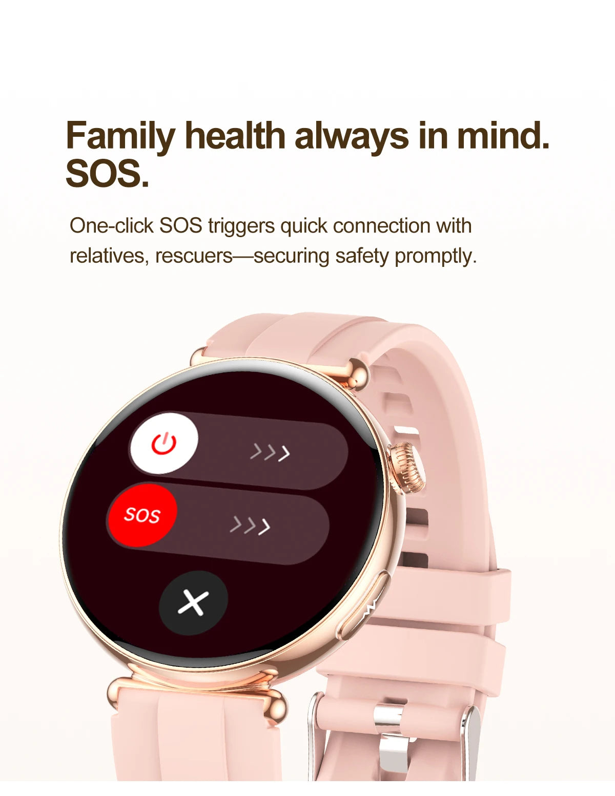 2026 New Women AI Smart Diagnosis Smart Watch HRV+ECG Uric Acid Blood Oxygen Health Monitor IP68 Waterproof Sports Smartwatches