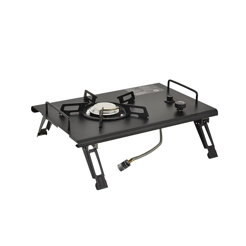 Gas Stove Burner Strong Fire Heater Furnace Portable Outdoor 4000W High Power Stainless Steel Camping Table Stove