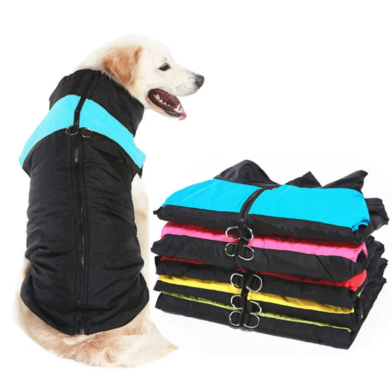 Waterproof Winter Dog Coat – Warm Vest Jacket for Small to Large Dogs
