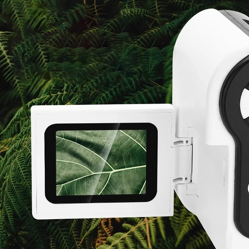 Digital Microscope 1200X USB Microscope Coin Microscope with LED Light 2inch LCD Screen Microscope for Kids Adults 37JD