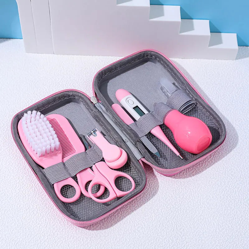Baby Care Kit 8-Piece Set – Newborn Grooming & Healthcare Gift - I YAN