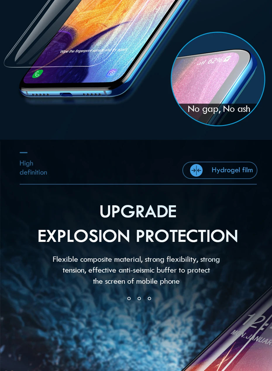 I YAN HD full hydrogel film protector on Y95H Y95 A36E smart watch, safeguarding the GPS baby kids child's smartwatch screen.