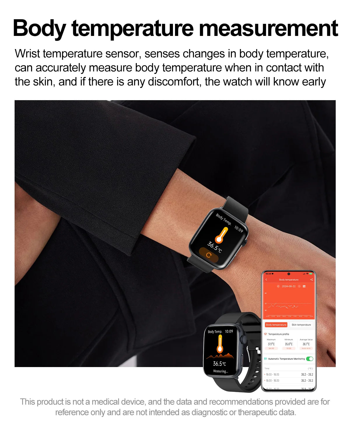 New Fashion NC SmartWatch For Men 1.85'' 240*284 AMOLED Screen Bluetooth Call Health Monitor Waterproof Sport Smartwatches Women
