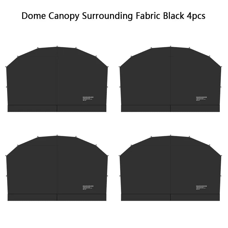 ShineTrip Outdoor Dome Tent Rainproof Sunproof Self Drive Waterproof Shade Coated Silver Canopy Camping Combination