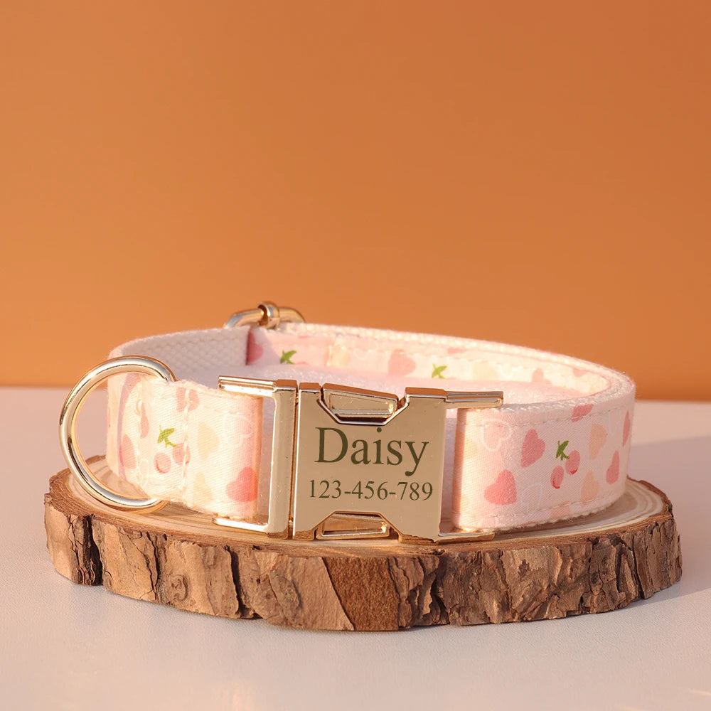 Personalized Dog Collar Customized ID Name Tel Engraving for Small Medium Large Dogs Walking Chihuahua Accesorios