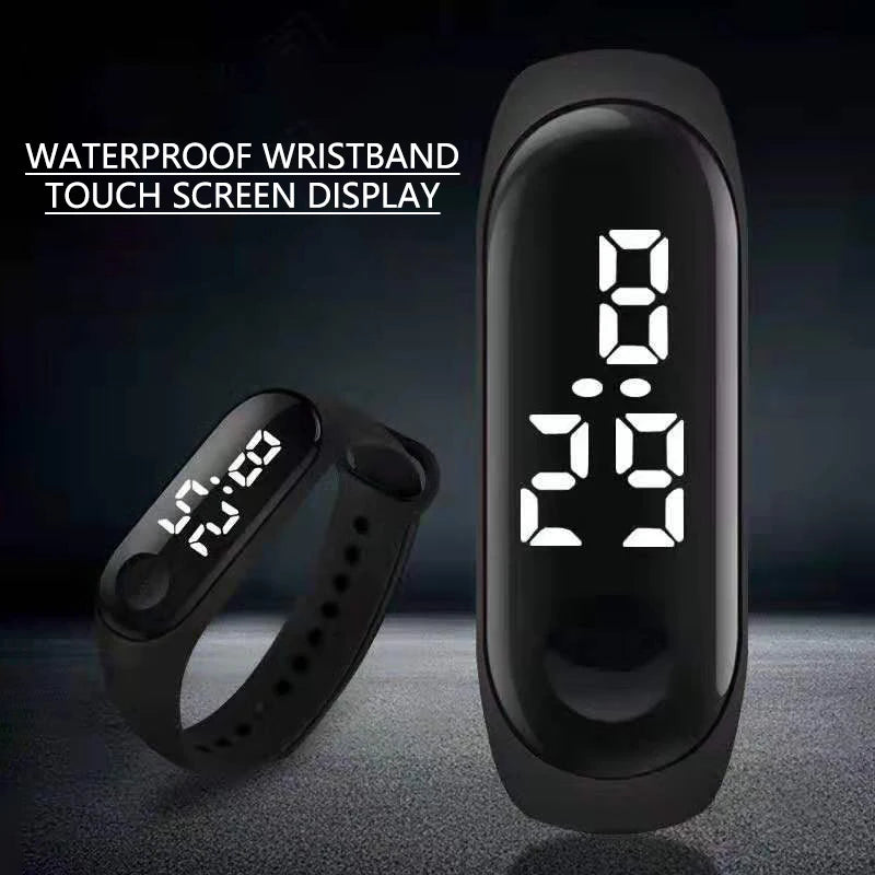 Fashion Digital Children's Watch Touch LED – Waterproof Sport Wristband Bracelet for Girls & Boys - I YAN