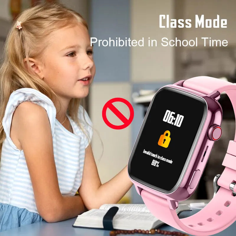 Wonlex 4G Watch Kids GPS WiFi Location KT34 Video Call SOS Alert Tracker Monitor Google Store Game Children's smart watch 2025