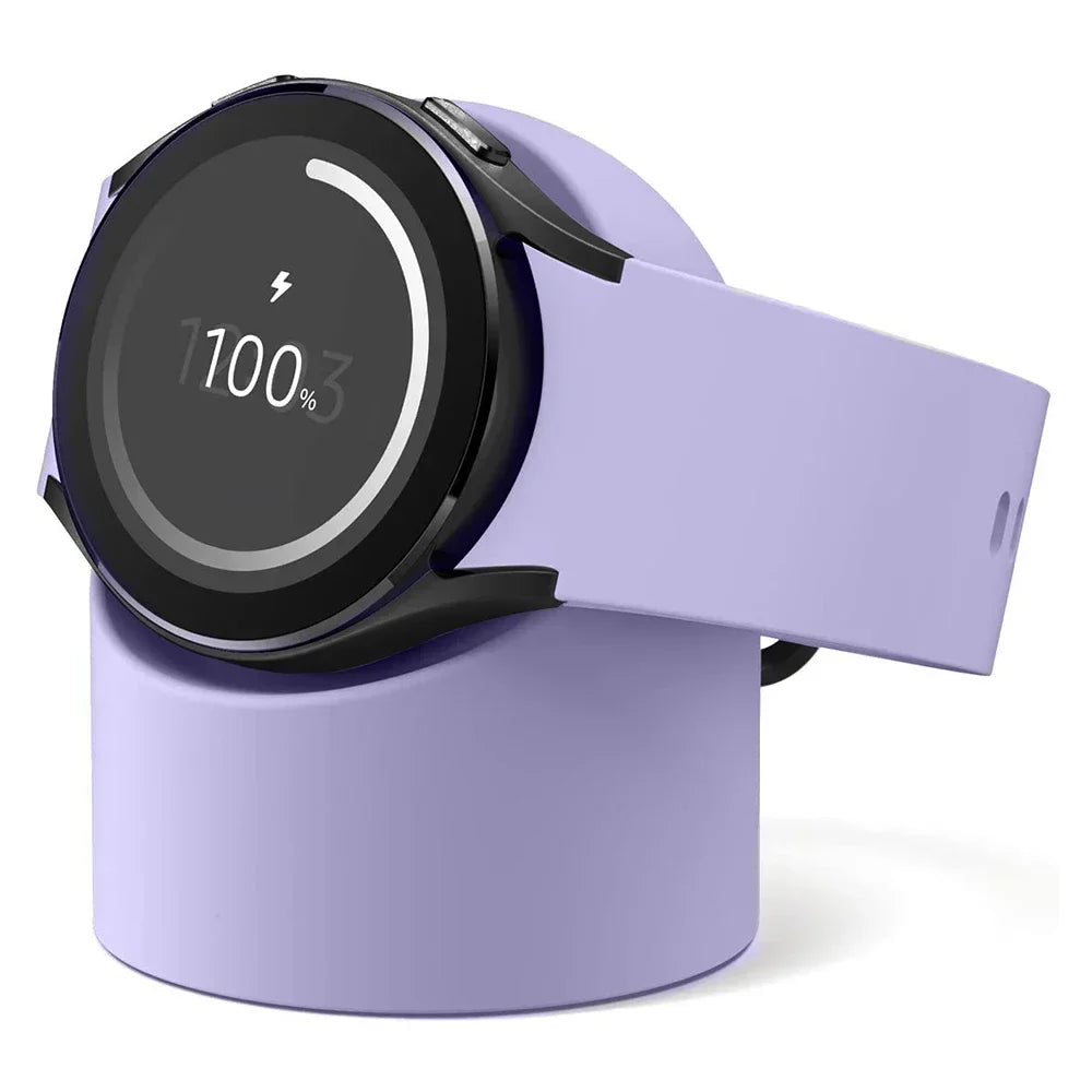 Compatible with Samsung Galaxy Watch 7 Charger Stand 40 44 46mm Galaxy Watch 3 4 5Pro 6 Charge silicone Stand 45 Charging baser