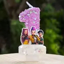 Hot Cute Girl Group Hunter's Digital Candle Numbers 0-9 Kids Birthday Cake Decoration Cartoon Party Supplies Accessory